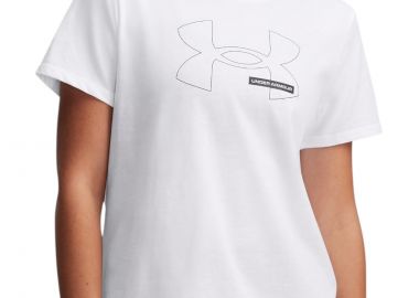 Μπλούζα Κοντομάνικη Under Armour Rival Outline SS 1389719-100 Γυναικείο - Under Armour - 