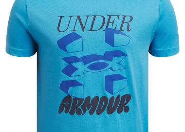 Μπλούζα Κοντομάνικη Under Armour Split Big Logo 1390003-452 Αγόρι - Under Armour - 