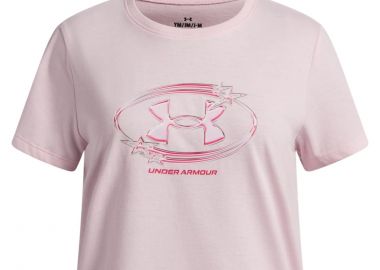 Μπλούζα Κοντομάνικη Under Armour Star Logo Lockertag 6009718-647 Κορίτσι - Under Armour - 