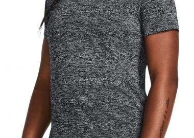 Μπλούζα Κοντομάνικη Under Armour Tech V-neck - Twist 1384227-001 Γυναικείο - Under Armour - 