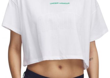 Μπλούζα Κοντομάνικη Under Armour Varsity MIX HW SS 1389156-101 Γυναικείο - Under Armour - 