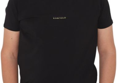 Μπλούζα Κοντομάνικη USA POLO CLUB Sleeve T-Shirt HSS25344-BLACK Ανδρικό - USA POLO CLUB - 