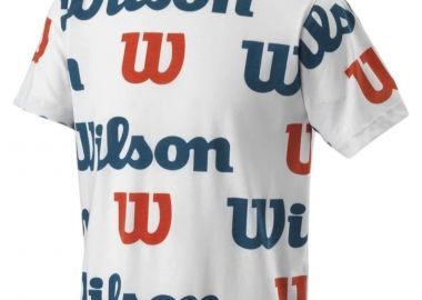 Μπλούζα Κοντομάνικη Wilson All Over Logo WRA807301-00 Αγόρι - Wilson - 