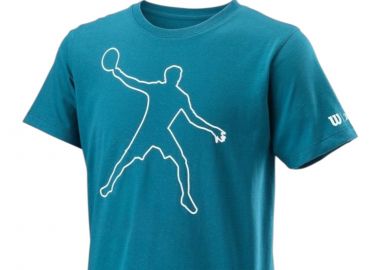 Μπλούζα Κοντομάνικη Wilson Bela Tech Tee II B Blue Coral WRA811501-00 Αγόρι - Wilson - 