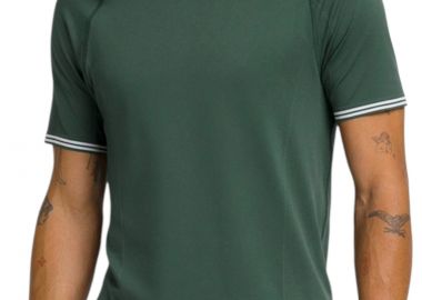 Μπλούζα Κοντομάνικη Wilson Court Performance Crew WM00310411NVD-SYCAMORE Ανδρικό - Wilson - 