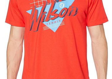 Μπλούζα Κοντομάνικη Wilson Nostalgia Tech WRA779403-00 Ανδρικό - Wilson - 