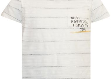 Μπλούζα μακό ριγέ - Λευκό 12-222136-5 - energiers - 