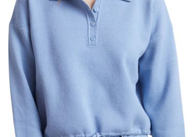 Μπλούζα Μακρυμάνικη 24 Colours With Polo Collar 41172a-BLUE Γυναικείο - 24 Colours - 