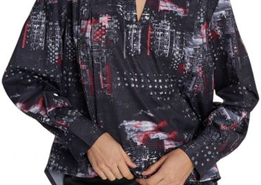 Μπλούζα Μακρυμάνικη Ale Με Σχέδιο 8922112-MULTICOLOR Γυναικείο - Ale - 