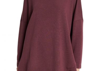 Μπλούζα Μακρυμάνικη Ale Μονόχρωμη 8921592-MERLOT Γυναικείο - Ale - 