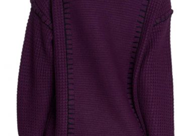 Μπλούζα Μακρυμάνικη Ale Πλεκτή Μακριά 8P22911-BURGUNDY Γυναικείο - Ale - 