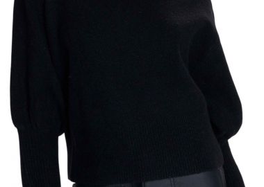 Μπλούζα Μακρυμάνικη Ale Πλεκτή Με Διακοσμητικά Στοιχεία 8P22920-BLACK Γυναικείο - Ale - 