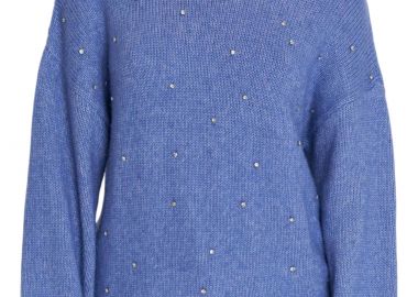 Μπλούζα Μακρυμάνικη Ale Πλεκτή Με Διακοσμητικά Στοιχεία 8P22923-LIGHT BLUE Γυναικείο - Ale - 