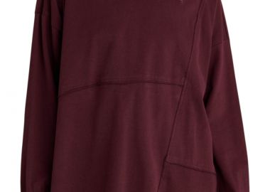 Μπλούζα Μακρυμάνικη Attrattivo Φούτερ Μονόχρωμη 9921814-OXBLOOD Γυναικείο - Attrattivo - 