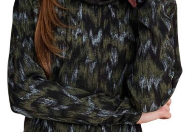 Μπλούζα Μακρυμάνικη Attrattivo Μακρυμάνικη Εμπριμέ 92265381-KHAKI Γυναικείο - Attrattivo - 