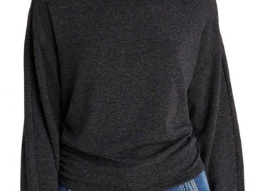 Μπλούζα Μακρυμάνικη Attrattivo Μακρυμάνικη Με Σούρες 9922256-ANTHRACITE Γυναικείο - Attrattivo - 