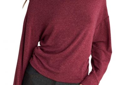 Μπλούζα Μακρυμάνικη Attrattivo Μακρυμάνικη Με Σούρες 9922256-OXBLOOD Γυναικείο - Attrattivo - 