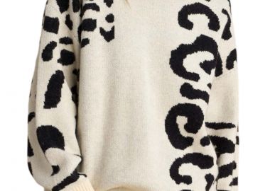 Μπλούζα Μακρυμάνικη Attrattivo Πλεκτή Με Σχέδια 9P22950-OFF WHITE Γυναικείο - Attrattivo - 