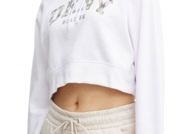 Μπλούζα Μακρυμάνικη DKNY Φούτερ Με Κουκούλα DP4T9938-WHT-WHITE Γυναικείο - DKNY - 