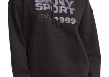 Μπλούζα Μακρυμάνικη DKNY Φούτερ Με Κουκούλα Logo DP4T9971-BBL-BLK-BLACK Γυναικείο - DKNY - 