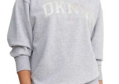 Μπλούζα Μακρυμάνικη DKNY Logo DP4T9809-PLG-PEARL HGR Γυναικείο - DKNY - 
