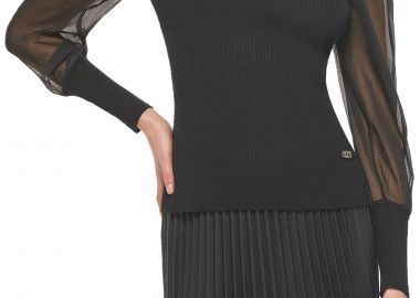 Μπλούζα Μακρυμάνικη DKNY Long Puff Sleeve P23SBC87-BBL Γυναικείο - DKNY - 