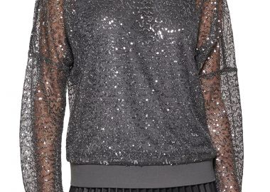 Μπλούζα Μακρυμάνικη DKNY Με Παγιέτες P2MH6ONO-GUM Γυναικείο - DKNY - 