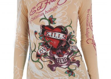 Μπλούζα Μακρυμάνικη Ed Hardy Multi Platinum A9WCFSBP-PEACH-Peach Γυναικείο - Ed Hardy - 