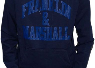 Μπλούζα Μακρυμάνικη Franklin & Marshall Με Κουκούλα JM5220.000.2004P01-219-NAVY Ανδρικό - Franklin & Marshall - 