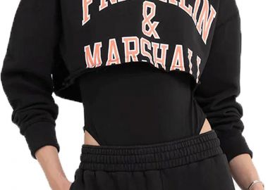 Μπλούζα Μακρυμάνικη Franklin & Marshall Sweatshirt JW5003.000.2000P01-980 Γυναικείο - Franklin & Marshall - 