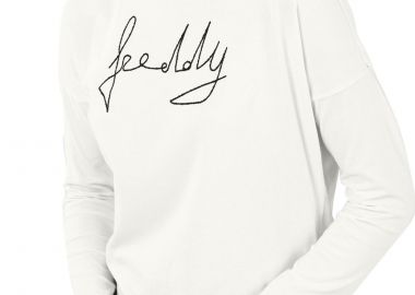 Μπλούζα Μακρυμάνικη Freddy Contrasting Lace Και Flock Print F9WFNT2-W25 Γυναικείο - Freddy - 