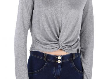 Μπλούζα Μακρυμάνικη Freddy Crop Με Κόμπο F9WFNT3-H61L Γυναικείο - Freddy - 