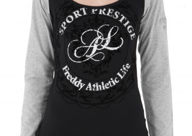 Μπλούζα Μακρυμάνικη Freddy Διχρωμία Με Τύπωμα 31338-N-H Γυναικείο - Freddy - 