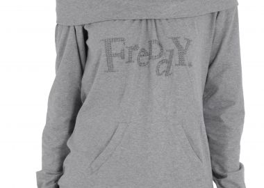Μπλούζα Μακρυμάνικη Freddy Studded Logo 33250-H27 Γυναικείο - Freddy - 