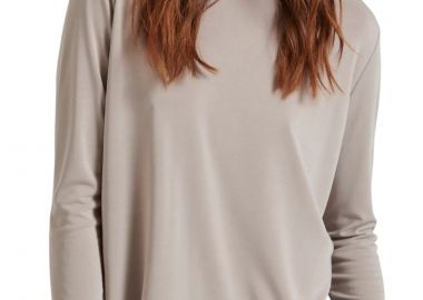 Μπλούζα Μακρυμάνικη Funky Buddha Γυναικεία Μπλούζα Μακρύ Μανίκι FBL010-108-07-ASH Γυναικείο - Funky Buddha - 