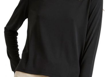 Μπλούζα Μακρυμάνικη Funky Buddha Γυναικεία Μπλούζα Μακρύ Μανίκι FBL010-108-07-BLACK Γυναικείο - Funky Buddha - 