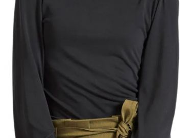 Μπλούζα Μακρυμάνικη Funky Buddha Γυναικεία Μπλούζα Μακρύ Μανίκι FBL010-109-07-BLACK Γυναικείο - Funky Buddha - 