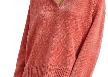 Μπλούζα Μακρυμάνικη Funky Buddha Γυναικείο Πλεκτό Με Άνοιγμα V FBL010-110-09-MINERAL RED Γυναικείο - Funky Buddha - 