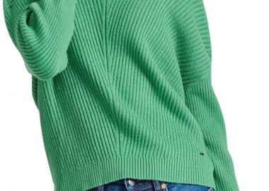 Μπλούζα Μακρυμάνικη Funky Buddha Γυναικείο Πλεκτό Με Λαιμόκοψη FBL010-105-09-JADE MINT Γυναικείο - Funky Buddha - 