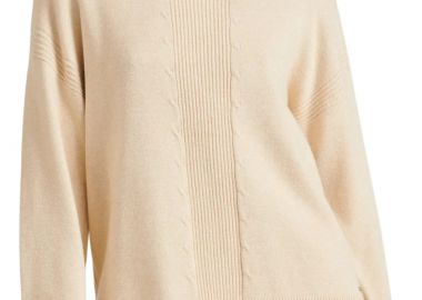 Μπλούζα Μακρυμάνικη Funky Buddha Loose Fit Ζιβάγκο FBL010-148-09-CHALK Γυναικείο - Funky Buddha - 