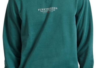 Μπλούζα Μακρυμάνικη Funky Buddha Με Τυπωμένο Λογότυπο FBM010-010-06-DK MOSS Ανδρικό - Funky Buddha - 