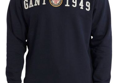 Μπλούζα Μακρυμάνικη Gant Crest C-Neck 2006068-433 Ανδρικό - Gant - 