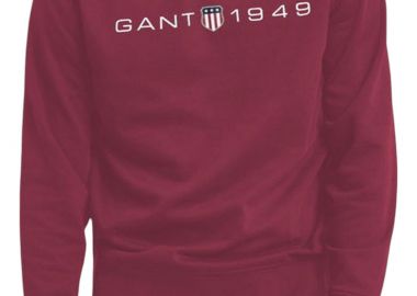 Μπλούζα Μακρυμάνικη Gant Printed Graphic Hoodie Φούτερ 2003244-558-RICH WINE Ανδρικό - Gant - 