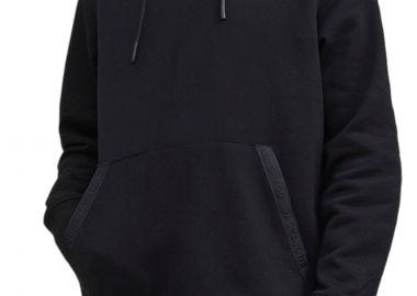 Μπλούζα Μακρυμάνικη Jack & Jones Jcoreact Sweat Hood 12242176-BLACK Ανδρικό - Jack & Jones - 