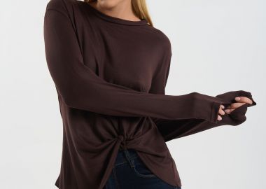 Μπλούζα Μακρυμάνικη Με Κόμπο Στη Μέση Kellys -  - 