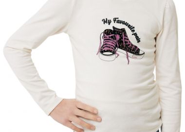 Μπλούζα Μακρυμάνικη Mexx Artwork ZN2124026G-Off White Κορίτσι - Mexx - 