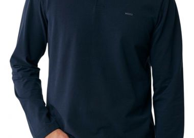 Μπλούζα Μακρυμάνικη Mexx Bas Basic polo LS MF007100243M-Navy Ανδρικό - Mexx - 