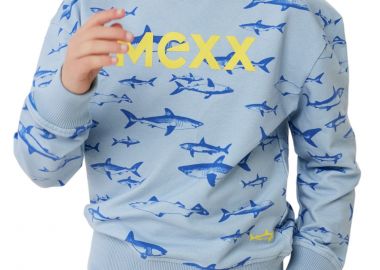 Μπλούζα Μακρυμάνικη Mexx Dropped Shoulder All Over Print TU1824033B-Light Blue Αγόρι - Mexx - 