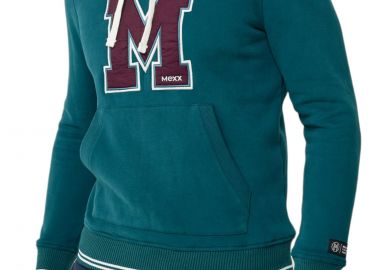 Μπλούζα Μακρυμάνικη Mexx Hoodie With Chest Artwork TU1844026M-Dark Teal Ανδρικό - Mexx - 