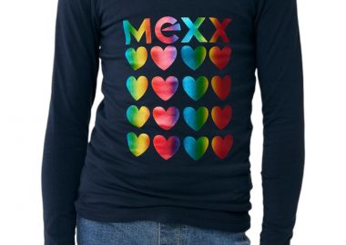 Μπλούζα Μακρυμάνικη Mexx Logo Carrier In Glitter ZN2105026G-Navy Κορίτσι - Mexx - 